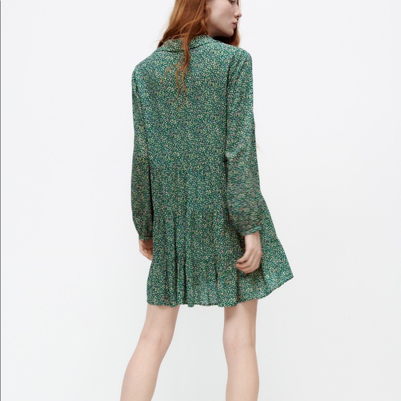 Zara Floral Print Mini Dress - Picture 2 of 10